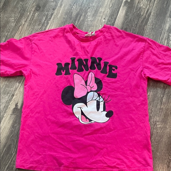 Disney Minnie Mouse Fuchsia Kids T-Shirt - Picture 1 of 1